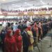 PELANTIKAN ANGGOTA DPRD LAMPUNG. Wakil Ketua Pengadilan Tinggi Tanjungkarang, Ridwan Mansyur mengambil sumpah/janji 85 anggota Dewan Perwakilan Rakyat Daerah (DPRD) Provinsi Lampung periode 2019—2024 dalam rapat paripurna istimewa DPRD Provinsi Lampung di Ruang Paripurna, Senin (2/9).
(LAMPUNG POST/IKHSAN DWI NUR SATRIO)