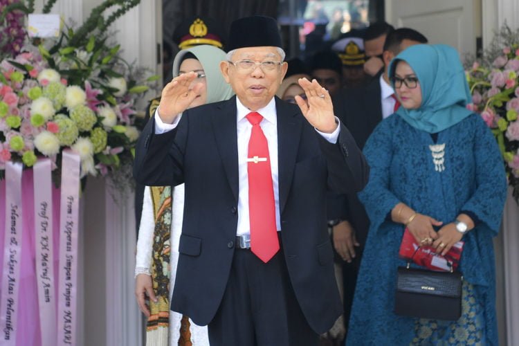 Wakil Presiden Ma’ruf Amin. (ANTARA/NOVA WAHYUDI)