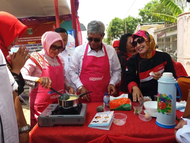 Puskesmas Brantiraya Gelar Lomba Makanan Bergizi