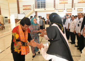 Ketua Umum LPAI Seto Mulyadi saat menghadiri acara pelantikan Satgas Perlindungan Anak Kabupaten Lamtim, Rabu (30/10/2019). Dok Humas Pemkab Lamtim