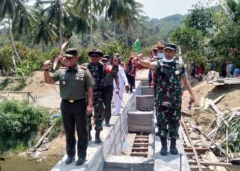 Pekon Sukamaju Rasakan Dampak Pembangunan TMMD