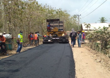 Ilustrasi pembangunan jalan. (DOKUMENTASI LAMPUNG POST)