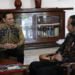 BERTEMU. Presiden Joko Widodo dan Ketua Kogasma Partai Demokrat Agus Harimurti Yudhoyono. (MI/RAMDANI)