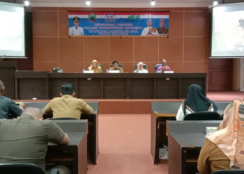 PENGENDALIAN PENDUDUK. Dinas Pengendalian Penduduk dan KB Lampung Selatan menggelar pengukuhan Koalisi Kependudukan Indonesia (KKI) di Aula Rajabasa Kantor Bupati setempat, Senin (7/10). (DOKUMENTASI DISKOMINFO LAMSEL)