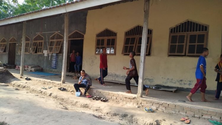 Suasana pondok pesantren untuk mencetak para santri di Lampung. (LAMPUNG POST/SUKISNO)