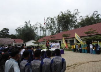 SMAN 2 Liwa gelar puncak peringatan bulan bahasa dan sastra. LAMPUNG POST/ELIYAH