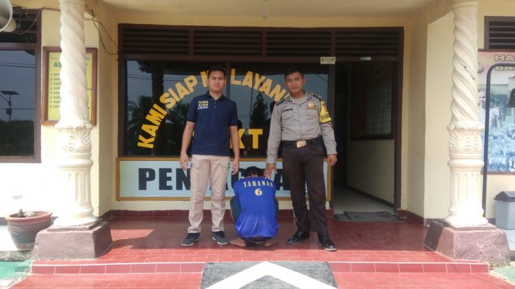 Pencuri Motor Sembunyi di Kandang Kambing