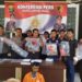 PELAKU PEMBUNUHAN. Polres Lampung Tengah menggelar ekspos penangkapan terhadap pembunuhan berencana belantik sapi, Selasa (19/11). n DOKUMENTASI POLRES LAMPUNG TENGAH
