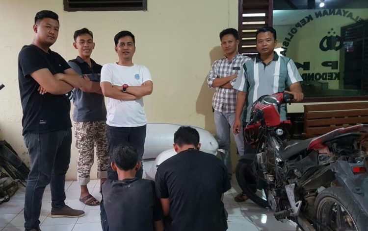 Dua Pemuda Ditangkap Saat Mengambil Gabah Curian