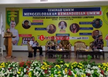 Seminar UMKM di Komplek Perkantoran PTPN 7 pada Selasa, 19 November 2019. Lampost.co/Atika