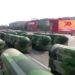 Deretan rudal DF-41 milik Tiongkok yang dipamerkan saat parade militer. Foto: CCTV/CNN