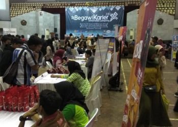 Susana Begawi Karir 2019diminati pelamar. (LAMPUNG POST/UMAR ROBANI)