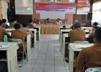 Pemkab Lambar gelar sosialisasi dan pelatihan Jaringan informasi geospasial.Eliyah