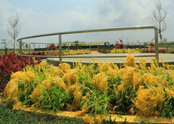 Taman Estetika di Kebun Raya Itera. (LAMPUNG POST/SUKISNO)