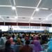 Suasana Yudisium Universitas Bandar Lampung (UBL) di Convention Hall Mahligai Agung Pascasarjana UBL, Kamis (21/11). (LAMPUNG POST/UMAR ROBANI)