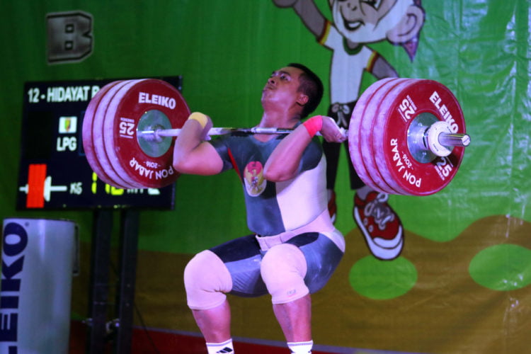 Ilustrasi angkat besi. (DOKUMENTASI LAMPUNG POST)