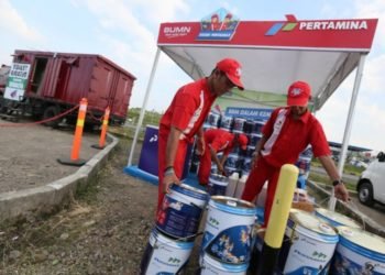 Satgas BBM siaga di jalan tol jalur mudik. Foto: dok MI/Ramdani.