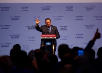 Ketua Umum Partai Demokrat Susilo Bambang Yudhoyono (SBY). Foto: Antara/Dhemas Reviyanto.