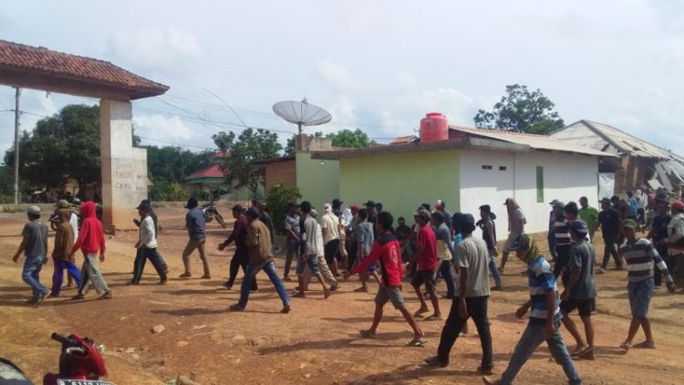 Bentrok kembali terjadi di Register 45. (Foto: Dok Istimewa)