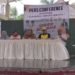 OLAHRAGA LAMPUNG BERJAYA. KONI Provinsi Lampung menggelar konferensi pers rencana launching Olahraga Lampung Berjaya, Selasa (3/12). Kegiatan peluncuran Olahraga Lampung Berjaya ini akan digelar pada Minggu (15/12) mendatang di lapangan parkir Gedung Sumpah Pemuda, PKOR Way Halim, Bandar Lampung.(LAMPUNG POST/ASRUL SEPTIAN MALIK)