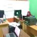 SUASANA KANTOR. Suasana kantor sekretariat pendamping program Maju dan Sejahtera (Mantra) Tubaba di jalan raya Pulungkencana, Jumat(6/12). LAMPUNG POST/AHMAD SOBIRIN