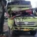 Truk Tabrak Pohon karena Sopir Mengantuk