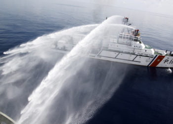 Kapal KN Sarotama P 112 milik Kemenhub. (ANTARA/JOKO SULISTYO)