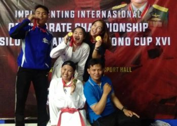 SABET MEDALI. Mahasiswa UBL yang meraih 3 medali emas dan 1 perak pada Implementing International Open Karate Championship Susilo Bambang Yudhoyono Cup XVI 2020 pada 24--26 Januari di Gelanggang Remaja Jakarta Utara.  (ISTIMEWA)