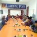 Kunjungan pimpinan pengurus Muhammadiyah wilayah Lampung ke Lampung Post.
