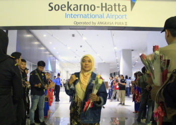PINTU MASUK. Bandara Internasional Soekarno-Hatta menjadi salah satu pintu masuk ke Indonesia.  (ANTARA/MUHAMAD IQBAL)