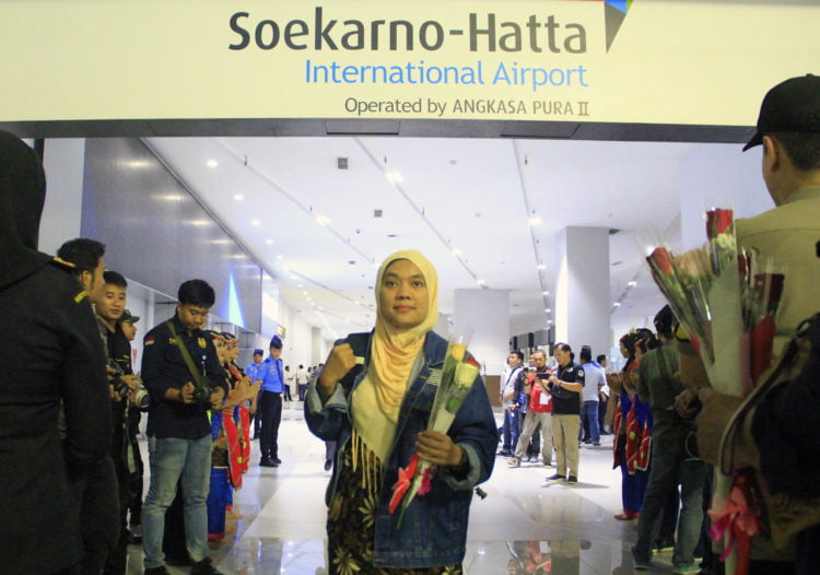 PINTU MASUK. Bandara Internasional Soekarno-Hatta menjadi salah satu pintu masuk ke Indonesia.  (ANTARA/MUHAMAD IQBAL)