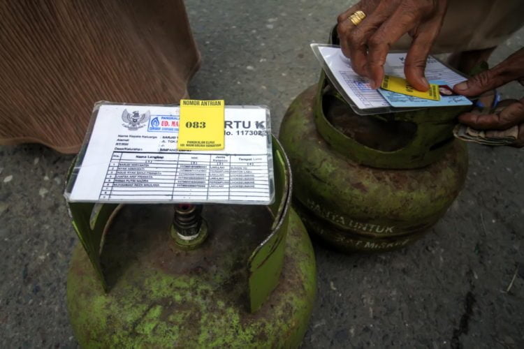 Elpiji 3 kg. (ANTARA/RAHMAD)