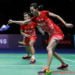 JUARA KEDUA. Pasangan Hafiz Faisal/Gloria Emanuelle Widjaja saat partai final Thailand Masters 2020 di Indoor Stadium Huamark, Minggu (26/1). Hafiz/Gloria menyerah di tangan Marcus Ellis/Lauren.
HTTPS://BADMINTONINDONESIA.ORG