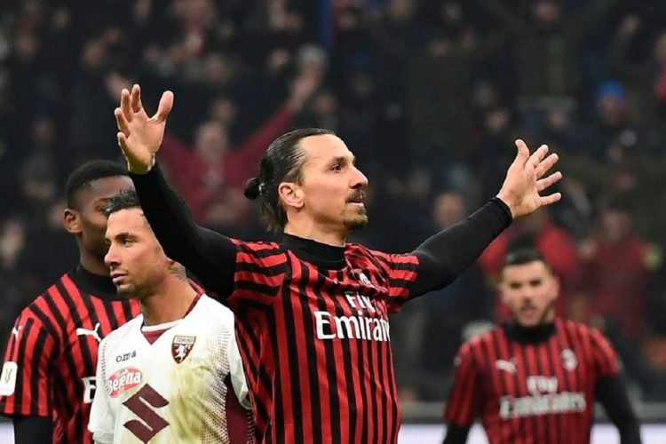 Penyerang AC Milan, Zlatan Ibrahimovic.(AFP/MIGUEL MEDINA)