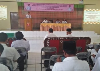Dinas PMP Lambar gelar Rakor pemberdayaan pekon tertinggal. Eliyah