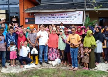 556 Paket Sembako Gratis Warnai HUT PTBA