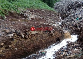 Cairan Sampah TPA Bakung Cemari Lingkungan