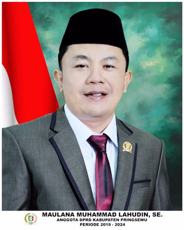Maulana M Lahudin, Anggota DPRD Pringsewu dari PKB. FOTO: WIDODO