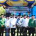 LANTIK PENGURUS Majelis Wakil Cabang Nahdlatul Ulama (MWCNU) melantik pengurus untuk Kecamatan Pesisir Selatan, Kabupaten Pesisir Barat, di Ponpes Darus Sholihin Karya Bakti, Pekon Marang, kecamatan Pesisir Selatan, Sabtu (22/2). LAMPUNG POST/ YON FISOMA