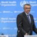 Dirjen WHO Tedros Adhanom Ghebreyesus dalam konferensi pers terkait virus korona COVID-19 di Jenewa, Swiss, 24 Februari 2020. (Foto: AFP/FABRICE COFFRINI)