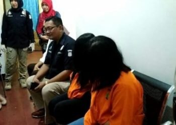 Tersangka praktik klinik aborsi di Jakarta Pusat. Foto: Medcom.id/Siti Yona Hukmana