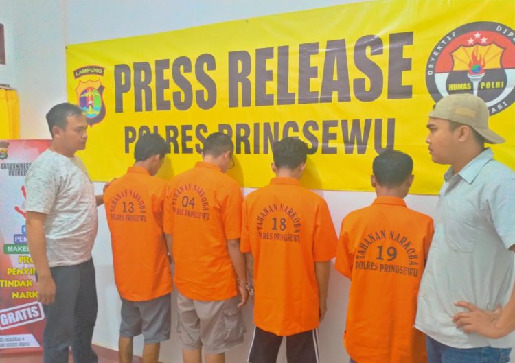 Lima Pengguna Sabu-sabu Dibekuk