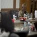 RAPAT PLENO KPU. Ketua Komisi Pemilihan Umum (KPU) Arief Budiman memeriksa alat komunikasinya saat memimpin rapat pleno yang digelar tertutup di Gedung KPU, Jakarta, Senin (16/3). Rapat rutin tersebut membahas sejumlah agenda, antara lain menyikapi perkembangan Pilkada 2020 berkaitan dengan pandemi virus Corona atau Covid-19. (MI/SUSANTO)