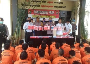 18 Tersangka Diringkus Selama Sebulan