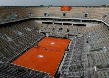 Venue French Open, Philippe Chatrier.(AFP/THOMAS SAMSON)