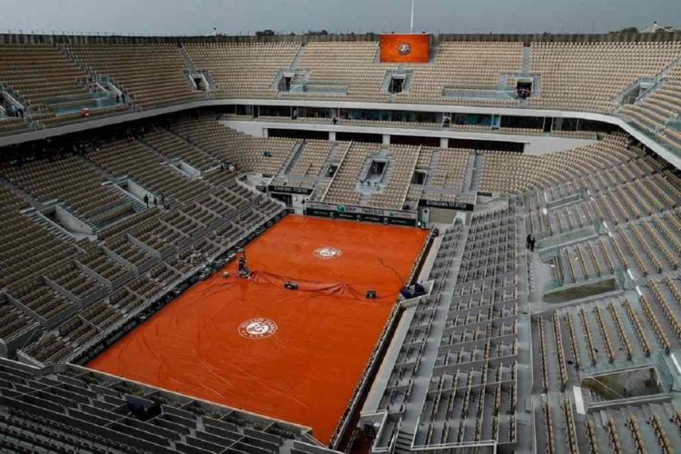 Venue French Open, Philippe Chatrier.(AFP/THOMAS SAMSON)