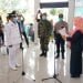 PELANTIKAN. Camat Palas, Lampung Selatan, Rika Wati melantik Pj Kepala Desa Palaspasemah Muslim Idrus, di Aula Way Pisang, kantor camat setempat, Kamis (23/4). LAMPUNG POST/ARMANSYAH