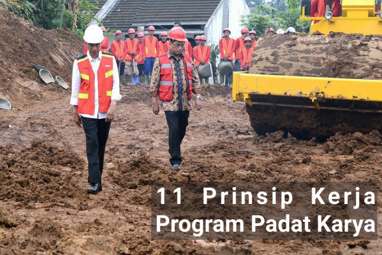 Pemprov Berdayakan Warga dalam Program Padat Karya