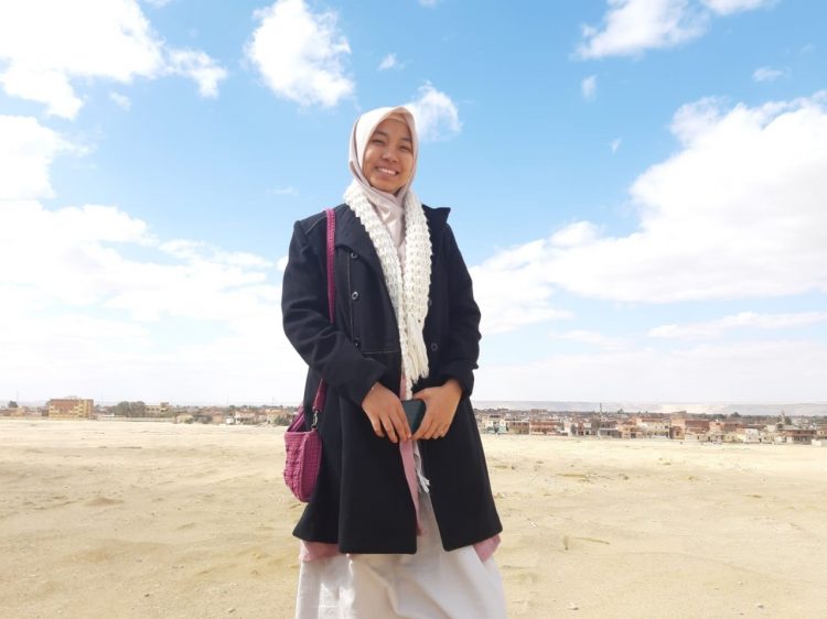 Mutia Aulia Zahrotunnur, mahasiswi Fakultas Syariah, Universitas Alazhar Kairo, Mesir.