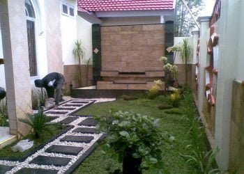 Taman asri di lahan minimalis. (DOK)